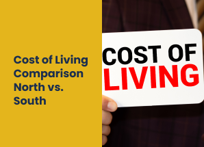 Living Cost North vs. South USA