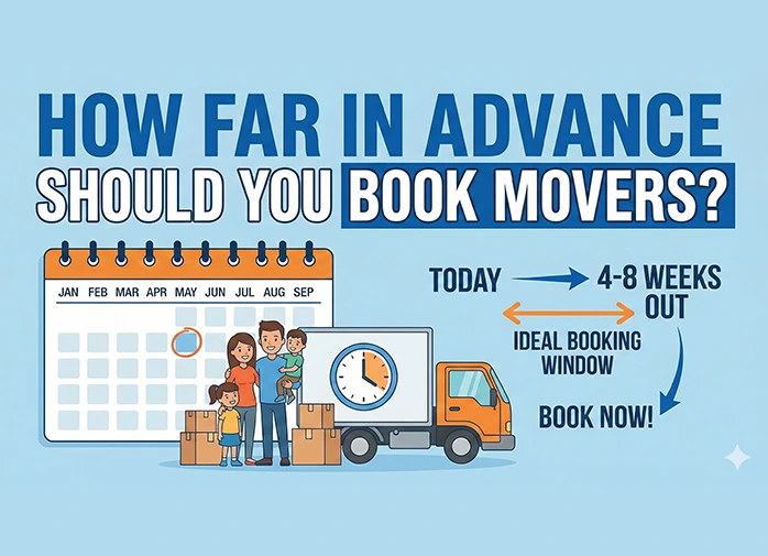 how far in advance to book professional movers