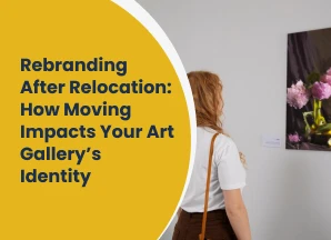 A girl looking at a portrait of a woman in an art gallery