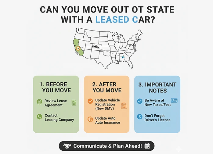 moving out of state with a leased car
