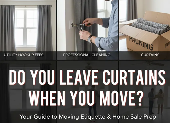 should you leave curtains when moving home