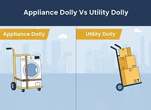 appliance dolly vs utility dolly moving equipment guide