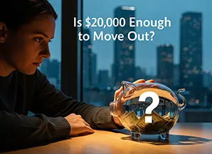 is 20k enough to move out budget guide USA
