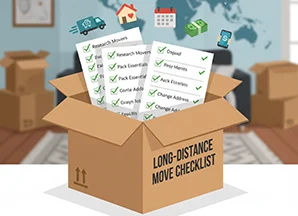 long-distance moving checklist guide