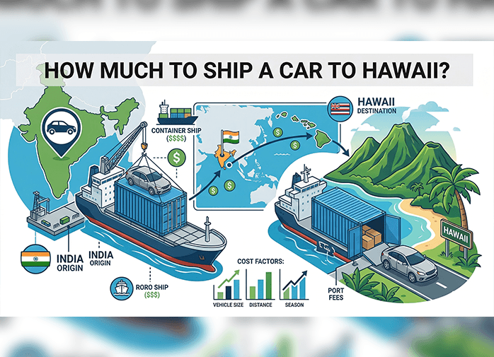 Cost to ship a car to Hawaii